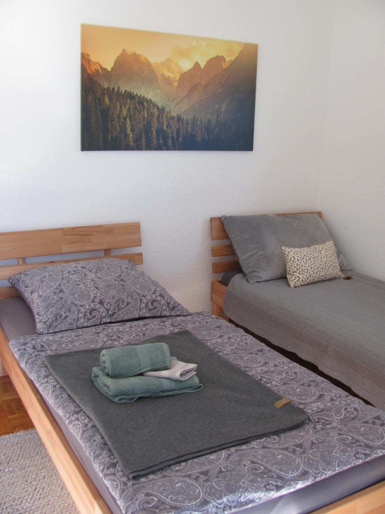 #1Gemuetliches Ruhiges Sonniges Balkonzimmer Mit Gemeinschaftsbad W-Lan Airport Nah Late Night Check In Haus Nr 9,5 Trunkelsberg Dış mekan fotoğraf